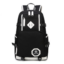 Mochila negra de viaje para hombre, morral informal para adolescentes, ideal para estudiantes universitarios, 2021 2024 - compra barato