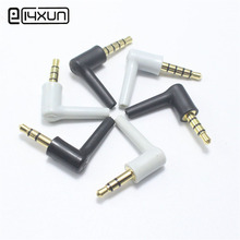 2pcs 3.5mm Stereo Headset Plug 3 4 5 pole 3.5 Audio Plugs Adaptor Connector for Earphone Maintenance ect White Black 2024 - buy cheap