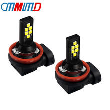 2pcs Car H11 Chips LED Bulbs Driving Running Lights Fog Light Auto Leds bulbs Car Light 12V 6000K No Error Led Bulbs White 2024 - buy cheap