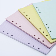 A5/A6 Colorful 40 Sheets Notebook Blank Filler  Paper Standard 6 Holes Inside Pages Student Stationery office school supplies 2024 - buy cheap