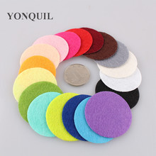 Free shipping many color 4.0cm  Round Felt accessory patch circle felt pads,DIY flower material $9.28/LOT,1000PCS/LOT 2024 - buy cheap