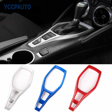 Car Styling For Chevrolet Camaro 2016 Up Shift Panel Frame Transmission Cover Interior Stickers Accessories Parts ABS 1pcs 2024 - buy cheap