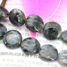 Coin shape Spectrolite round loose beads 16mm DIY 15 inches handmade women jewelry making Design wholesale Hot sale 2024 - buy cheap