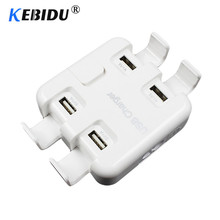 Novo mini protable 5-Port Hub USB Carregador Rápido USB Carregador Do Telefone Móvel Carregador Adaptador 5 V 1/2. 4A Para Samsung LG, HTC, 2024 - compre barato