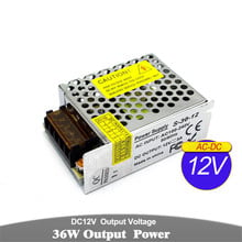 Single Output 12v 24v Power Supply Switch 24V 25W 36W Led Driver Transformers 110v 220v AC DC12V DC24V SMPS For Lighting CCTV 2024 - buy cheap