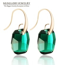 Neoglory Light Yellow Gold Color Austrian Crystal Big Chandelier Drop Earrings for Women 2020 New Indian Style Green Jewelry JS9 2024 - buy cheap