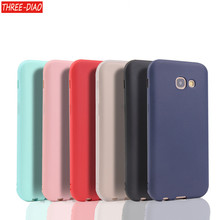 THREE-DIAO Ultra Thin Matte Silicone Cover Case for Samsung Galaxy A5 A3 A7 2016 2017 A310 A320 A510 A520 A710 A720 Soft Case 2024 - buy cheap