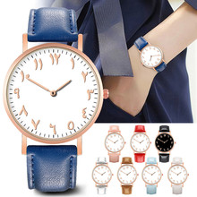 Luxury Watches Fashion Quartz Watch Round Glass Leather  Stainless Steel Dial Casual Bracele Watch Women relogio feminino 2024 - buy cheap