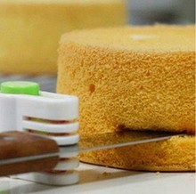 2 шт. DIY слайсер для торта резак для выравнивания хлеба 5 слоев регулируемый фиксатор направляющий резак для торта выравниватель слайсер резак фиксатор 2024 - купить недорого