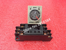 free shipping  H3Y-2  AC 220V Delay Timer Time Relay 30 Seconds  Base 2024 - buy cheap