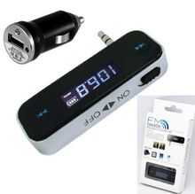 Wireless Music Player Car Radio FM Transmitter Modulator 3.5mm LCD Display Car kit MP3 player charger for iPhone Smartphones 2024 - buy cheap