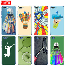 Silicone Cover Phone Case For Huawei Honor 7A PRO 7C Y5 Y6 Y7 Y9 2017 2018 Prime Sport Badminton Art 2024 - buy cheap