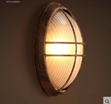 Creatvie Rustic Loft Industrial Wall Light Fxitures With Glass Lampshade Vintage Wall Sconce Arandela Lampara Pared 2024 - buy cheap