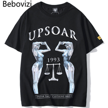 Bebovizi Harajuku Balance Scales Print Tshirts Clothes Fashion Streetwear Hip Hop T Shirts Casual Short Sleeve Tops Tees Homme 2024 - buy cheap