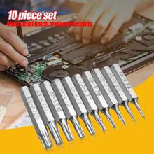 Brocas torx de reparo, broca de chave de fenda para reparo de telefone celular t3 t4 t5 t6 t7 t8 t9 t10 t15 t20 com 10 peças 2024 - compre barato