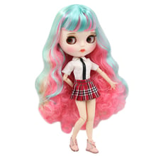 ICY DBS Blyth Doll  white skin joint body New matte face mixed color long curly hair DIY sd gift toy 2024 - buy cheap