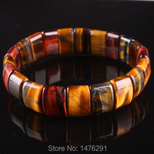 Abalorio de ojo de tigre, pulsera con cuentas, Gema de 7 ", L 2024 - compra barato