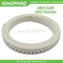 300pcs 0805 SMD Resistor 620 ohm Chip Resistor 1/8W 620R ohms 0805-620R 2024 - buy cheap
