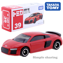 Takara Tomy TOMICA No.39 Audi R8 модель комплект 1:62 миниатюрный литья под давлением автомобилей Забавная детская безделушка популярные детские игрушки Коллекционные вещи 2024 - купить недорого