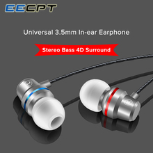 EECPT Earphone with Microphone 3.5mm Stereo Bass Headset Hifi Wired Earbuds for Smartphone Samsung Xiaomi MP3 fone de ouvido 2024 - buy cheap