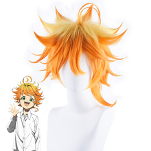 Anime Cosplay Wig Anime Yakusoku no Neverland Women Orange Cosplay Wig The Promised Neverland Emma Cosplay With Hairnet 2024 - buy cheap