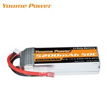 YOUME 3S 5200mAh 11.1V 50C LiPo RC Battery W Deans  XT60 Connector for 1/10 Scale Car RC Evader BX Truck Truggy Heli FPV Racing 2024 - buy cheap