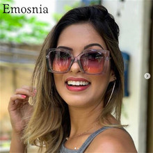 Gafas de sol cuadradas de lujo para mujer, lentes de sol cuadradas de lujo con flores azules, diseño de marca Vintage, marco de plástico grande, protección UV400 2024 - compra barato