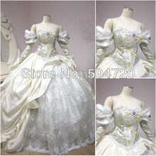 Freeshipping!19 Century White Civil War Southern Belle Gown Dress/Victorian Lolita dresses/scarlett dress US6-26 V-295 2024 - buy cheap