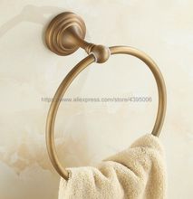 Antique Brass Round Towel Ring Towel Holder Bath Towel Bar Bathroom Accessories Bba033 2024 - buy cheap