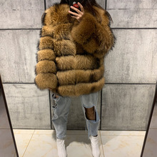 lady fur coat women real fur coat natural raccoon fur coat 2024 - buy cheap