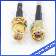 Tanger Hot selling RF connector RP-SMA male plug to RP-SMA female jack with RG316 RF Coaxial Pigtail LOW Loss cable 8inch 20cm 2024 - buy cheap