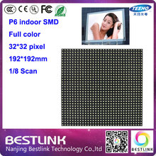 10pcs p6 indoor full color led display module 32*32 PIXEL 1/8S SMD indoor led advertising led video curtain billboard electronic 2024 - buy cheap
