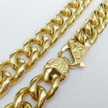 Hotsale Custmized Size 7-40" 15MM 316L Stainless Steel Gold Mens Cuban Chain Necklace  Casting Clasp Jewelry 2024 - buy cheap