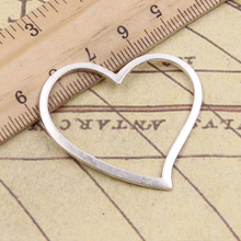 15pcs Charms Heart 39x35mm Tibetan Pendants Antique Jewelry Making DIY Handmade Craft For Bracelet Necklace 2024 - buy cheap