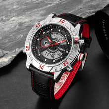 OHSEN Brand Digital Quartz Sport Watch Wristwatches Men Boys Leather Strap Fashion Red Waterproof Outdoor Watch Clock Gift 2024 - buy cheap