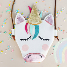 2018 NEW Kids Girl Fashion Unicorn Shoulder Bag Lovely Cute Messenger Bags School Crossbody Bag Pouch Baby Girls Birthday Gift 2024 - buy cheap