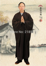 Shaolin Monk Zen Lay Clothes Buddhists Meditation Uniform Temple Monk Robe Suits
