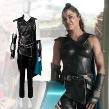 Adult Women Thor 3 Ragnarok Valkyrie Cosplay Costume Dress Cape Halloween Carnival Costumes 2024 - buy cheap