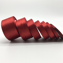 6mm 10mm 15mm 20mm 25mm 38mm 50mm(1Roll 25yds)Deep red Silk Satin Ribbon Wedding Party Decoration Invitation Card Gift Packing 2024 - купить недорого