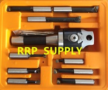 R8 taper, M12 thread, F1-12 50mm boring head with R8 shank and 9pcs 12mm boring bars, boring head set 2024 - buy cheap