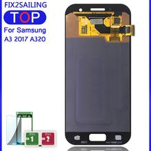 Super AMOLED LCD Display 100% Tested Working Touch Screen Assembly For Samsung Galaxy A3 2017 A320M A320Y SM-A320F A320FD A320 2024 - buy cheap