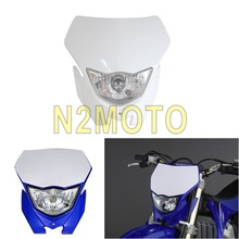 Blue Black White Motocross Supermoto Headlight Enduro Dirt Bike Head Light Mask for Yamaha WR 250 400 426 450 YZ TTR WR XT MX 2024 - buy cheap