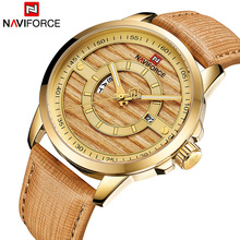 NAVIFORCE Mens Watches Top Brand Luxury Sports Watch Men Military Leather Quartz-watch Waterproof Male Clock Relogio Masculino 2024 - buy cheap