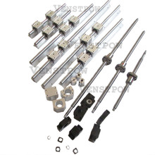 3 lead ballscrews ball screws + 3 sets SBR rails +3 BK/BF12+3 couplings + Chain 2024 - buy cheap