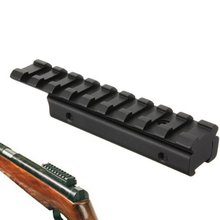 Rail Mount Adapter Mount Adjustor Dovetail to Picatinny 22 Crossbow Airgun Scope Rail Adapter Riser 3/8inch 11mm Dovetail 2024 - buy cheap