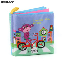 Baby Cloth Books Learning Education Animal Embroidery Soft Cloth Book Animal Fabrics Cognitive Books for Kids Early Learning Toy 2024 - buy cheap