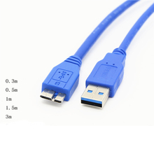 Adaptador de Cable de extensión USB 3,0 tipo A macho A Micro B, alta calidad, transferencia de datos de supervelocidad 2024 - compra barato