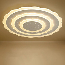 Lámpara de techo LED ircular para sala de estar, iluminación para el hogar, lámparas modernas de cristal, dormitorio, restaurante, pasillo 2024 - compra barato