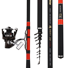 3# 5# Rock Fishing Rod Carbon Super Hard Super Light Telescopic Fishing Olta Hand Sea Dual-purpose Pesca Set 3.6m 4.5m 5.4m 6.3m 2024 - buy cheap