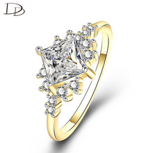 Dodo квадратные кубические циркониевые шармы Aaa Свадебные обручальные кольца для женщин модные кольца золотого цвета ювелирные изделия 2024 - купить недорого